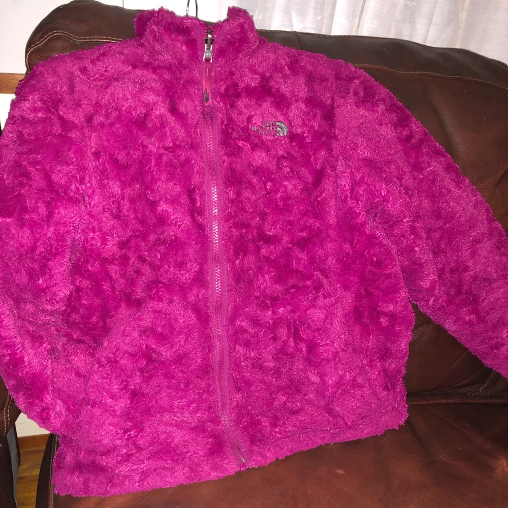 Girls Reversible North face coat. Sz 14/16